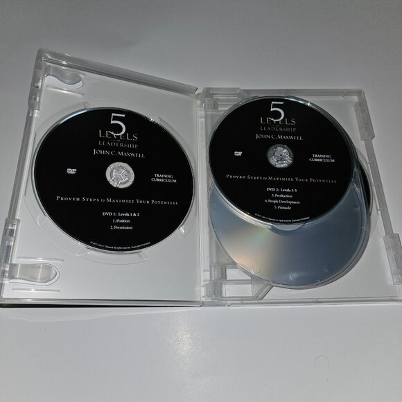 John C Maxwell 5 Levels of Leadership DVD Training Curriculum Audio CDs Data CD - Picture 6 of 8